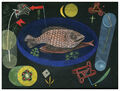 Pannello MDF-Around The Fish-KLEE Wallart - Stampa su Tavola - Riproduzione