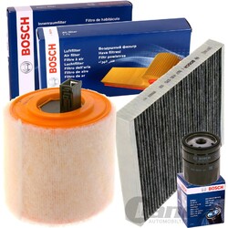 BOSCH FILTER INSPEKTIONSPAKET passend für OPEL ASTRA K 1.0+1.4+TURBO 90-150 PS