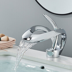 Waschtischarmatur Wasserfall Mischbatterie Wasserhahn Bad Waschbecken Badarmatur