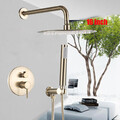 Unterputz Duschset Regendusche Duschsystem Duschkopf Brausegarnitur Duscharmatur