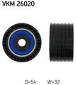 SKF Umlenkrolle Zahnriemen VKM 26020 für NISSAN RENAULT DACIA KUBISTAR DUSTER 2