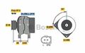 BOSCH Lichtmaschine/Generator 180A für VOLKSWAGEN CRAFTER 0 986 081 230