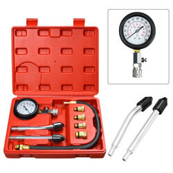 KOMPRESSION PRÜFER MEßEN WERKZEUG KOMPRESSIONSTESTER FÜR BENZIN MOTOR 0-20 BAR