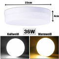 LED Deckenleuchte Deckenlampe Bad Badezimmer-Lampe IP44 Küche Flur lampe 18W-48W