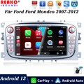 Autoradio Für Ford Ford Mondeo 2007-2012 Android 13 GPS Navi BT Carplay 2G+64G