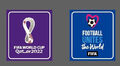 2022 WM 2022 Qatar Badge Patch neu