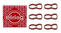 6 x ELRING Dichtung, Abgasrohr für BMW 5er F10 F07 F11 6er F12 F13 F06