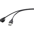 Renkforce USB-Kabel USB 2.0 USB-C® Stecker, USB-A Stecker 1.00 m Schwarz  RF-...