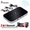 Bluetooth 5.0 Transmitter Empfänger Sender 2in1 Aux Audio Adapter TV Kopfhörer