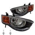 Halogen Scheinwerfer Set H4 für Mitsubishi Colt VI inklusive Lampen