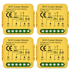 1-10X WIFI Smart Schalter Modul Vorhang Rolladenschalter Jalousieschalter DE