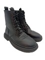 ZARA Schnür-Stiefeletten Damen Stiefeletten Gr. DE 36 schwarz Casual-Look