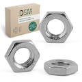 Sechskantmutter niedrige Form DIN 439 | Edelstahl A2 |Gegenmutter flach | M3-M16