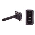1x Zündspule HELLA 5DA 358 000-051 passend für AUDI SEAT SKODA VW