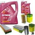 MANN Inspektionspaket 7 L MANNOL Extreme 5W-40 für BMW 7er 725tds E38