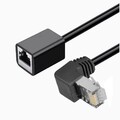 L52 Netzwerkkabel Verlängerung Lan Kabel Verlängerung Ethernet gewinkelt 90°Oben