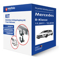 Westfalia KIT für MERCEDES B-Klasse Typ W246 Anhängerkupplung inkl. eSatz AHK