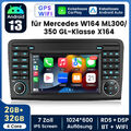 7"Android 13 Autoradio GPS SAT Navi Carplay DAB DVR For Mercedes ML/GL W164 X164