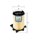 Luftfilter UFI 27.401.00 Filtereinsatz für VW SKODA AUDI SEAT PASSAT GOLF 521 5