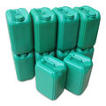 10 x 10 L 10 Liter Kanister grün gebraucht Camping Plaste Kunststoff Kanister 
