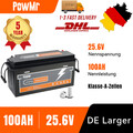 LiFePO4 100Ah 12V Lithium Batterie Solarbatterie Wohnmobil Solar Boot Akku BMS
