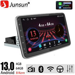 🔥🆕4+64G 1-Din WIFI Android13 Autoradio GPS Nav DAB+ drehbarer Bildschirm 360°