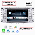 Autoradio CarPlay für Ford Focus S-Max Galaxy DAB GPS Radio Sat Nav mit BT 2+32G
