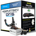 Anhängerkupplung ORIS abnehmbar für SKODA Scala Fließheck +E-Satz Kit NEU