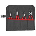 KNIPEX 00 19 56 V01 Sicherungsringzangen-Set 4-teilig, mit 4411J1/J2 4611A1/A2