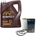 Motoröl Set 5W-30 5 Liter + Ölfilter für Audi A3 TT Seat Skoda VW Passat 2.0 FSI