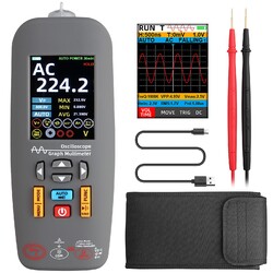 Digital Multimeter Oszilloskop AC DC Spannungsprüfer 3 in 1 Auto-Range Handheld