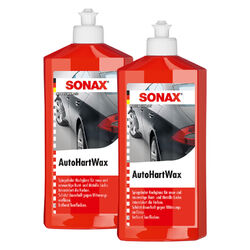 2x 500 ml SONAX Hartwachs-Politur Carnauba-Wachs Lack-Versieglung Auto-Wachs KFZ