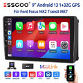 Android 14 DAB Autoradio 32G Carplay Für Ford Transit MK7 Focus Kuga KAM GPS SWC