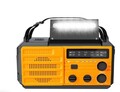 Kurbelradio Batteriefreies Solar- & Dynamo-Koffer-Radio mit LED-Lampe Notfall