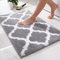 rutschfest Badematte Badezimmerteppich Waschbar Hochflor Badteppich Flauschige