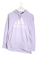 ADIDAS Kapuzensweatshirt Damen Sweat Gr. DE 36 hellgrau-weiß Casual-Look