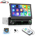 7" 1DIN Flip Autoradio Touchscreen Bildschirm Bluetooth USB SD MP5 Player Radio