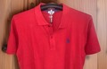 Herren Shirt Poloshirt U.S. Polo Assn. rot u. dunkel blau Gr. XXL  kurzarm