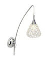 LED Wandleuchte Wandlampe Flurlampe Wand Spot Strahler Chrom Metall Kunststoff