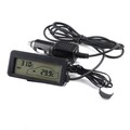 12V Digital Auto Thermometer LCD Display Innen/Außen Temperaturanzeige