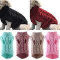 Strickpullover Winterjacke Hundemantel Strickpullover Hundekleidung Warme DE_