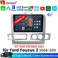 DAB+ 128GB Carplay Autoradio Android 14 GPS Navi Für Ford Focus MK2 II 2004-2011