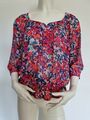 ESPRIT Bluse aus Chiffon mit Muster in pink, Gr.38 NP 59,99€ wie NEU!