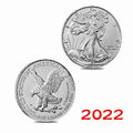 2024 2023 2022 USA One Dollar Silbermünze American Eagle 1 oz Silber 1 oz 999