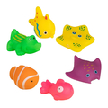 6pcs Katzenpool mit Fisch, schwimmendes Wasserspielzeug für Innenkatzen, intera