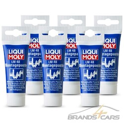 6x LIQUI MOLY 50g LM 48 MONTAGEPASTE 3010 WOLFRAMDISULFID FETT 51397146Erstausrüster-Qualität | Schneller Versand ab Lager