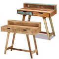 Vintage Schreibtisch Holz Tisch Computertisch Arbeitstisch Laptoptisch Bürotisch