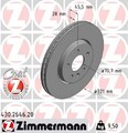 2x ZIMMERMANN 430.2646.20 Bremsscheiben Vorne für OPEL INSIGNIA Caravan