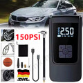 LCD Elektrische Akku Luftpumpe Auto Fahrrad Reifen Druckluft Kompressor 150PSI