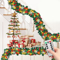 5M Weihnachtsgirlande Weihnachten mit Fernbedienung mit 100 LEDs USB